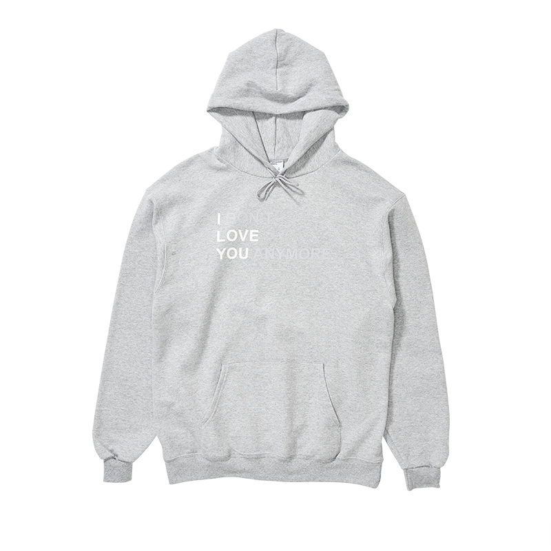 I DON’T LOVE YOU ANYMORE HOODIE (GREY)