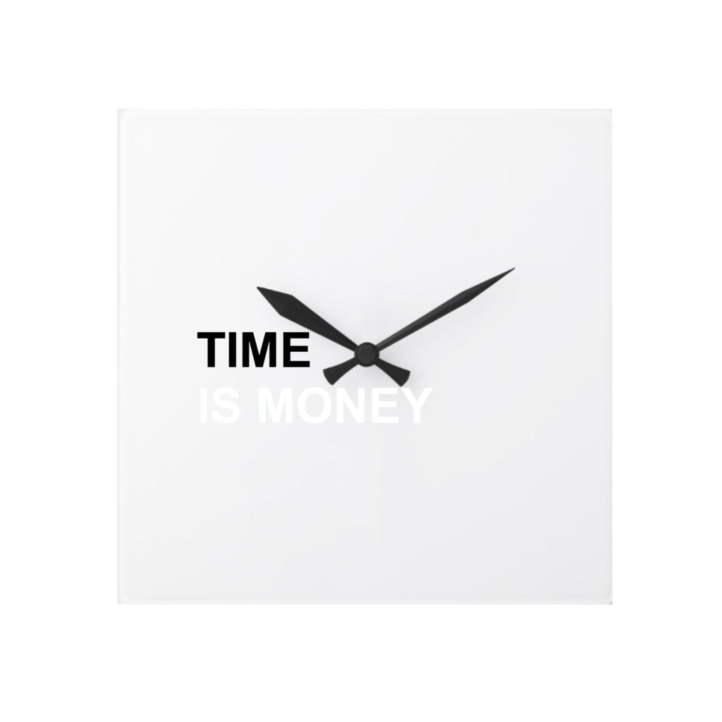 TIME IS MONEY WALL CLOCK